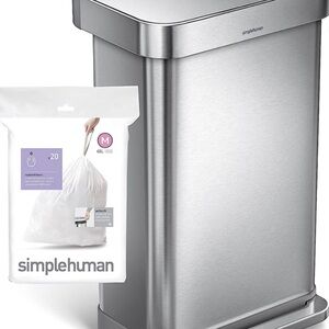 3 Packs of 20 Simplehuman Trash Bags-Size M